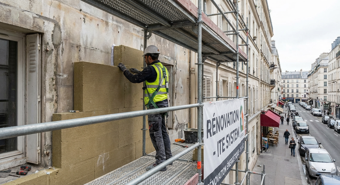 Travaux de rénovation énergétique et isolation
